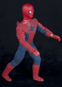 Mego SPIDERMAN Original Action Figure 12" Doll + Suit Marvel Vtg 78